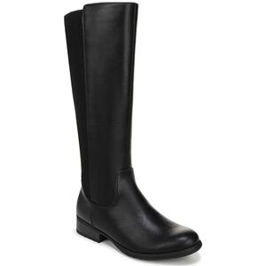 NWOB Lifestride Black Leather Knee-High Women's Boots